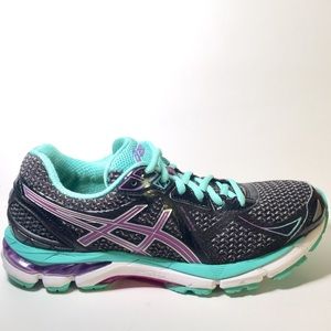 ASICS GT-2000 3 Running Shoe Women’s 9 Teal/Purple